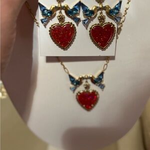 Kendra Scott | Disney Snow White Necklace & Matching Earrings
